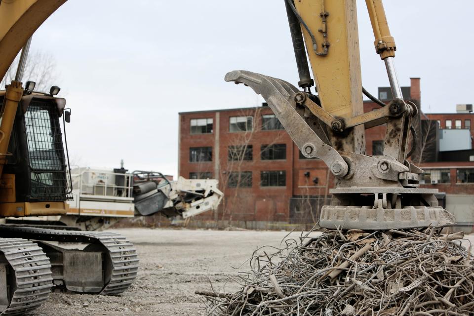 Excavation pour l'installation d'une fosse septique en Mauricie
